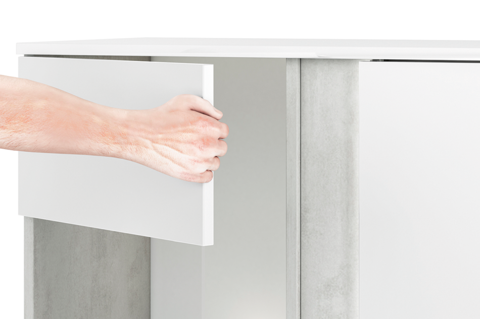 HOSTA Witryna biały połysk - zdjęcie 4