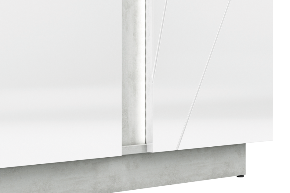 HOSTA Komoda biały połysk - zdjęcie 6