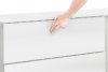 HOSTA Komoda biały połysk - zdjęcie 10