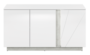 HOSTA, https://dev1-mda.konsimo.pl/kolekcja/hosta/ Komoda biały połysk - zdjęcie