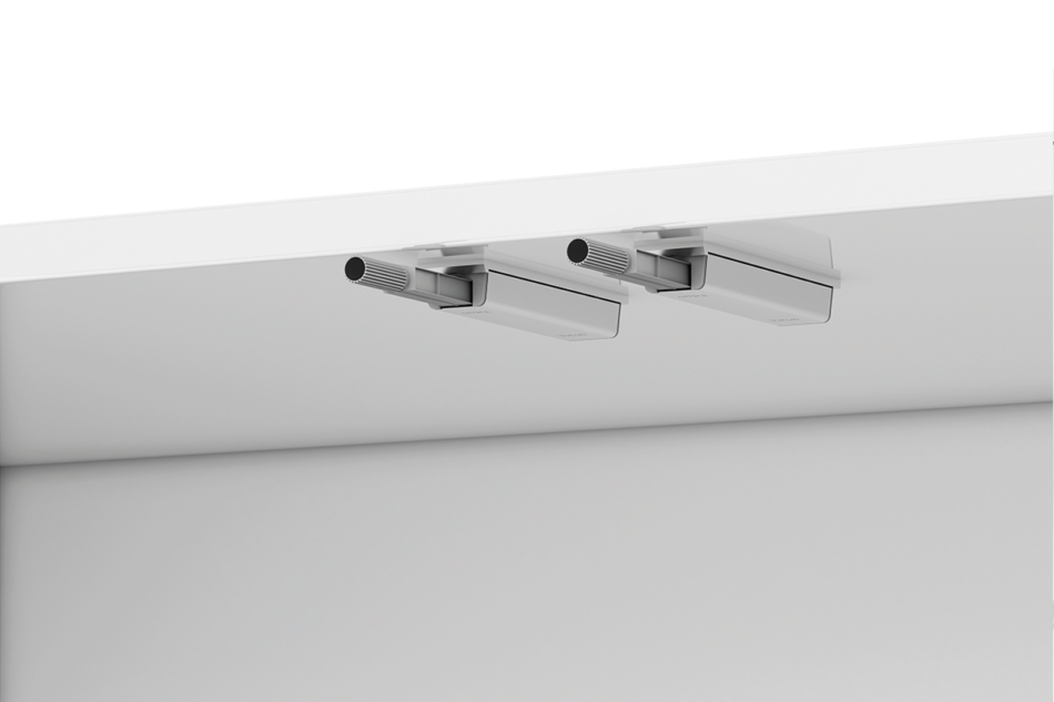 HOSTA Komoda biały połysk - zdjęcie 9