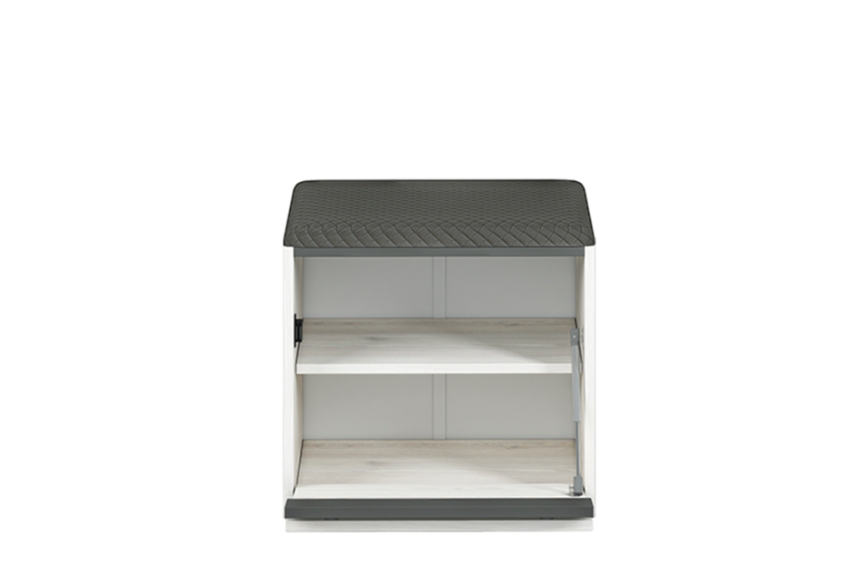 CALLA Szafka na buty biały/szary - zdjęcie 8