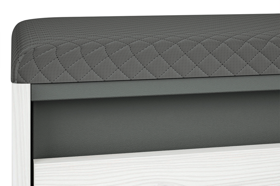 CALLA Szafka na buty biały/szary - zdjęcie 4