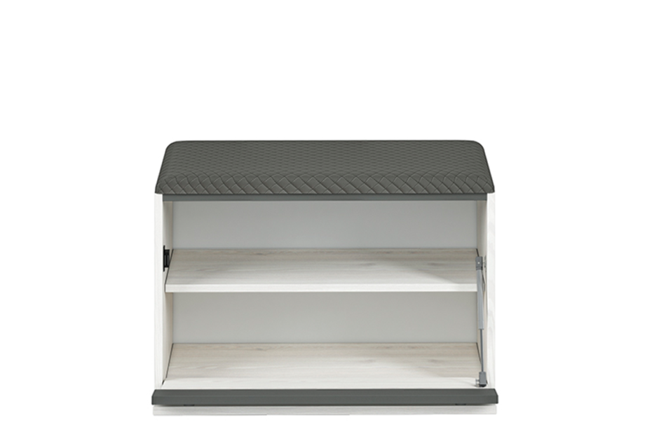 CALLA Szafka na buty biały/szary - zdjęcie 7