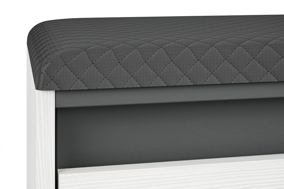 CALLA Szafka na buty biały/szary - zdjęcie 5