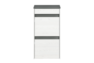 CALLA, https://dev1-mda.konsimo.pl/kolekcja/calla/ Szafka na buty biały/szary - zdjęcie