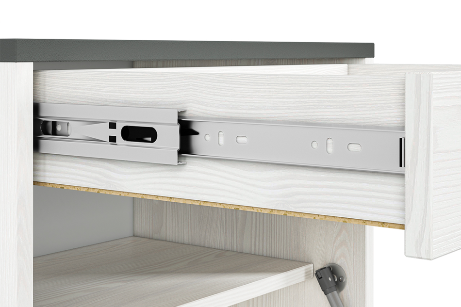 CALLA Szafka na buty biały/szary - zdjęcie 8