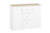 BUBO Komoda biały/drewno bukowe - zdjęcie 2