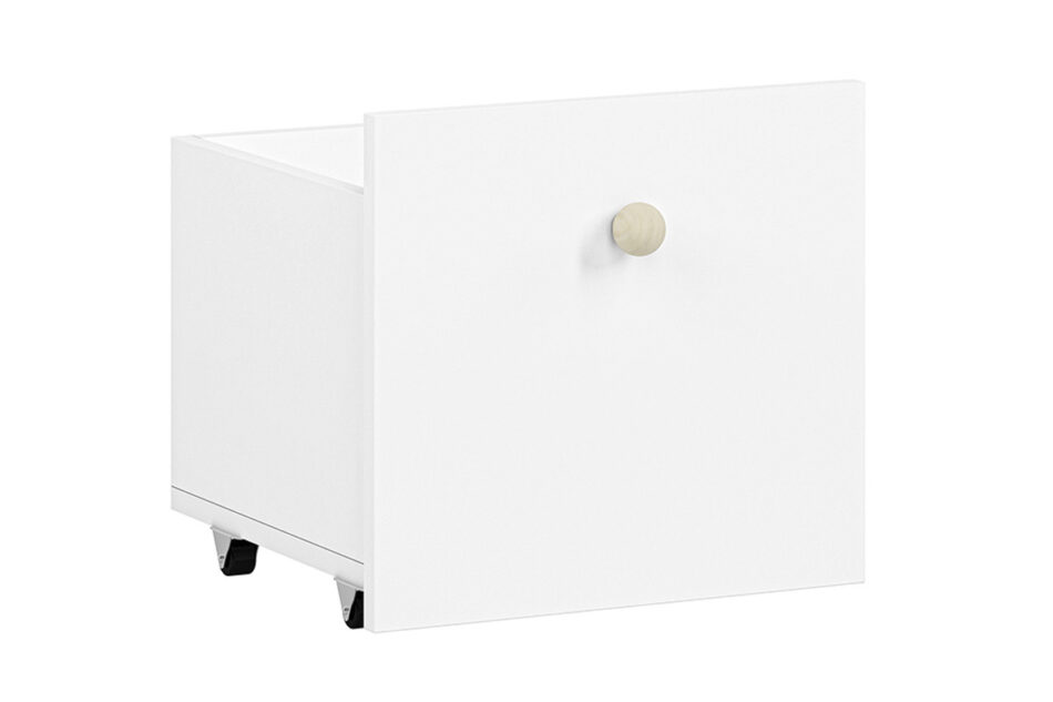 BUBO Komoda biały/drewno bukowe - zdjęcie 5