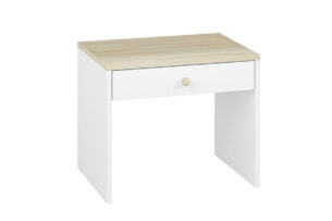 BUBO, https://dev1-mda.konsimo.pl/kolekcja/bubo/ Stolik biały/drewno bukowe - zdjęcie