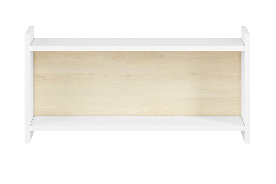 BUBO Półka wisząca biały/drewno bukowe - zdjęcie 0