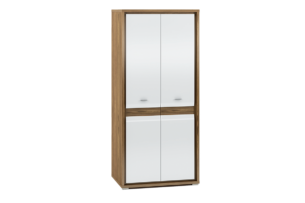 SULA, https://dev1-mda.konsimo.pl/kolekcja/sula/ Szafa orzech naturalny/biały - zdjęcie