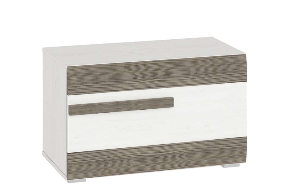 SARPA Szafka na buty biały/brązowy - zdjęcie 0