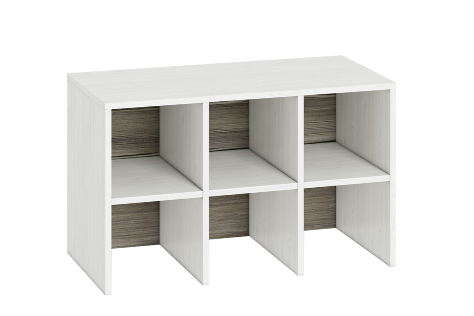 SARPA Szafka na buty biały/brązowy - zdjęcie 0