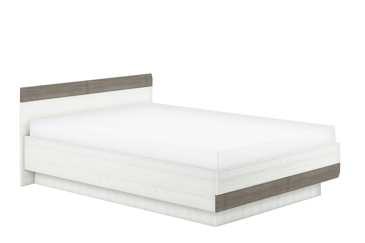 Łóżko ze stelażem