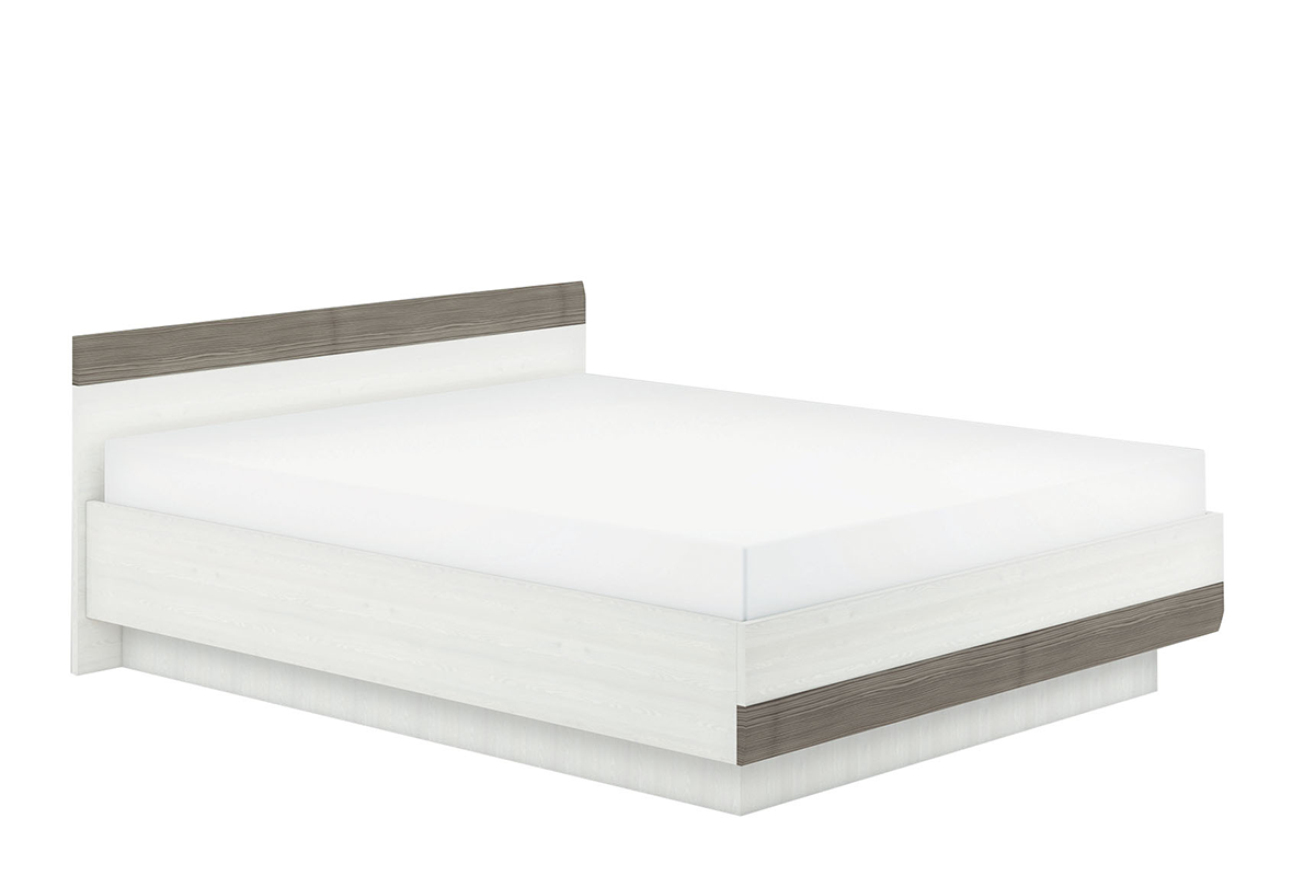 Łóżko ze stelażem