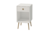 SOFTLINE Stolik nocny biały/dąb - zdjęcie 2