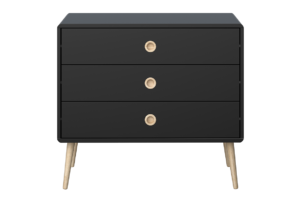 SOFTLINE, https://dev1-mda.konsimo.pl/kolekcja/softline/ Komoda czarny/dąb - zdjęcie
