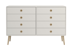 SOFTLINE, https://dev1-mda.konsimo.pl/kolekcja/softline/ Komoda biały/dąb - zdjęcie