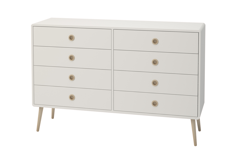 SOFTLINE Komoda biały/dąb - zdjęcie 1