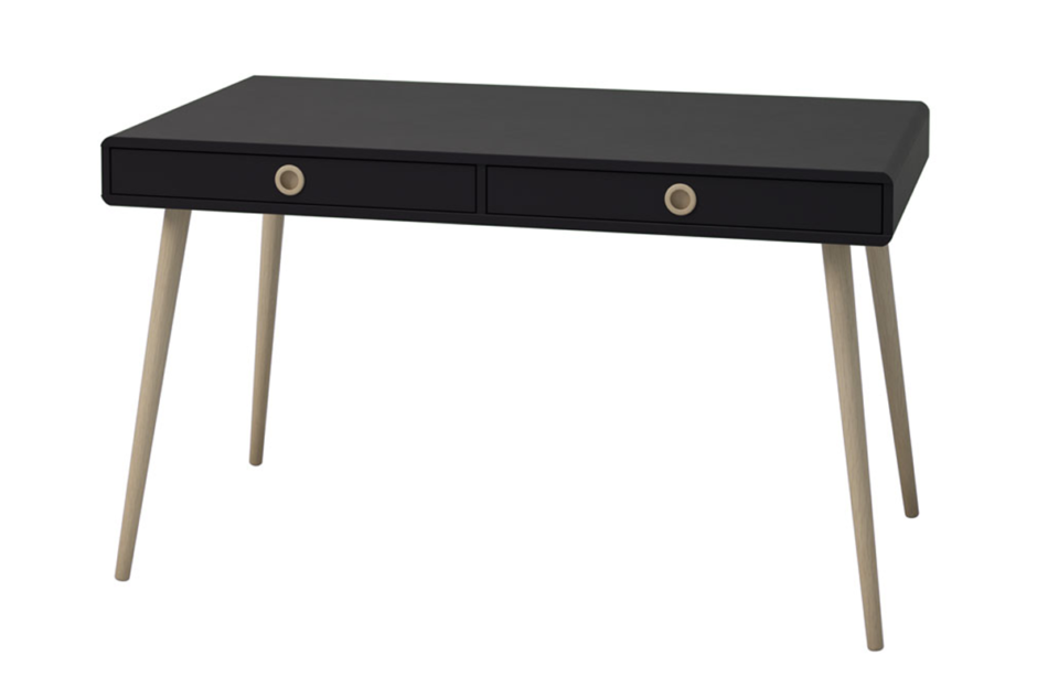 SOFTLINE Biurko czarny/dąb - zdjęcie 1