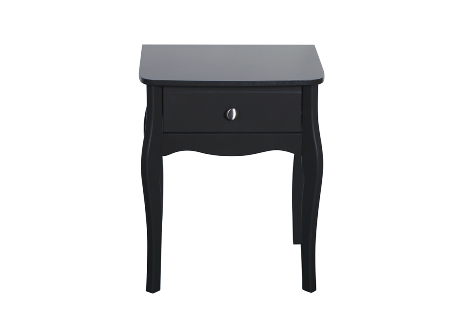 BAROQUE Stolik nocny czarny - zdjęcie 0