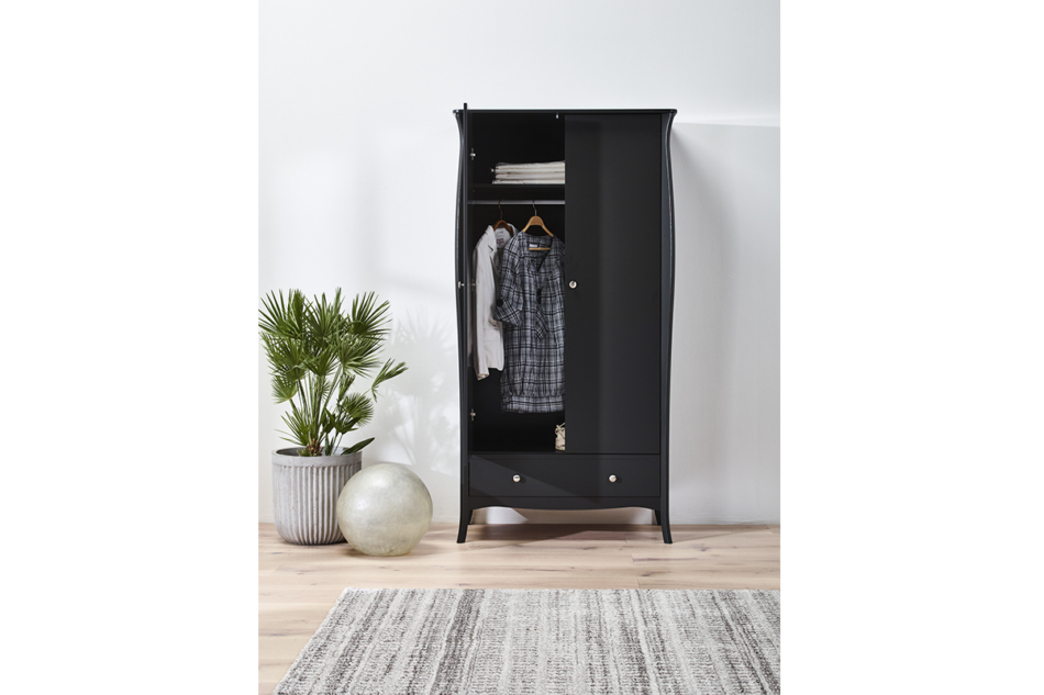 BAROQUE Szafa czarny - zdjęcie 4