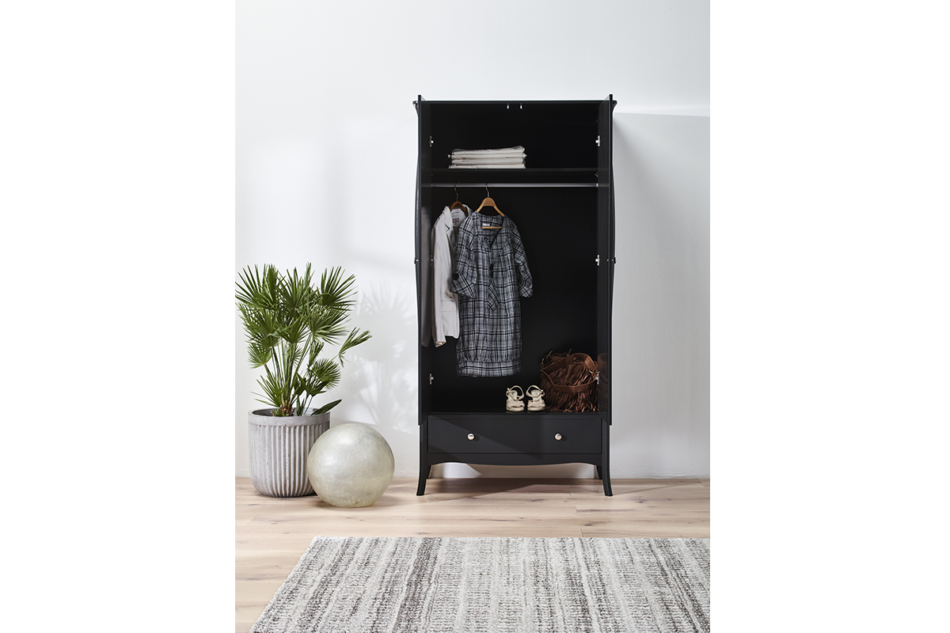 BAROQUE Szafa czarny - zdjęcie 2
