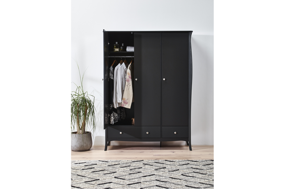 BAROQUE Szafa czarny - zdjęcie 3