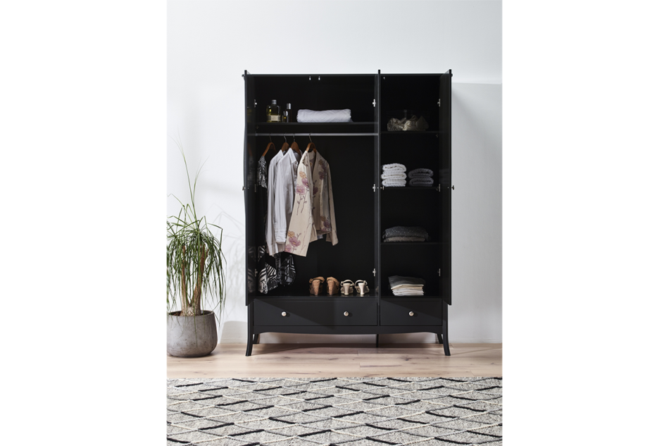 BAROQUE Szafa czarny - zdjęcie 4