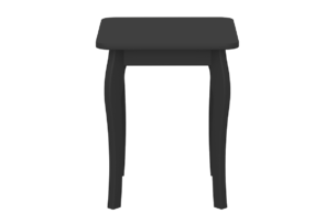 BAROQUE, https://dev1-mda.konsimo.pl/kolekcja/baroque/ Stołek czarny - zdjęcie