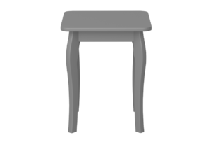 BAROQUE, https://dev1-mda.konsimo.pl/kolekcja/baroque/ Stołek szary - zdjęcie