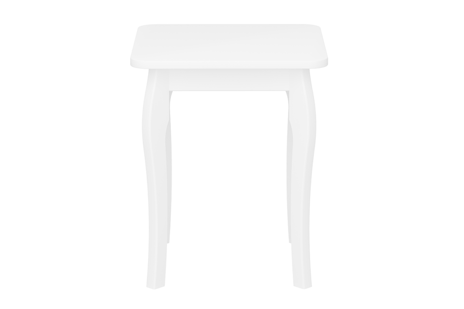 BAROQUE Stołek biały - zdjęcie 0
