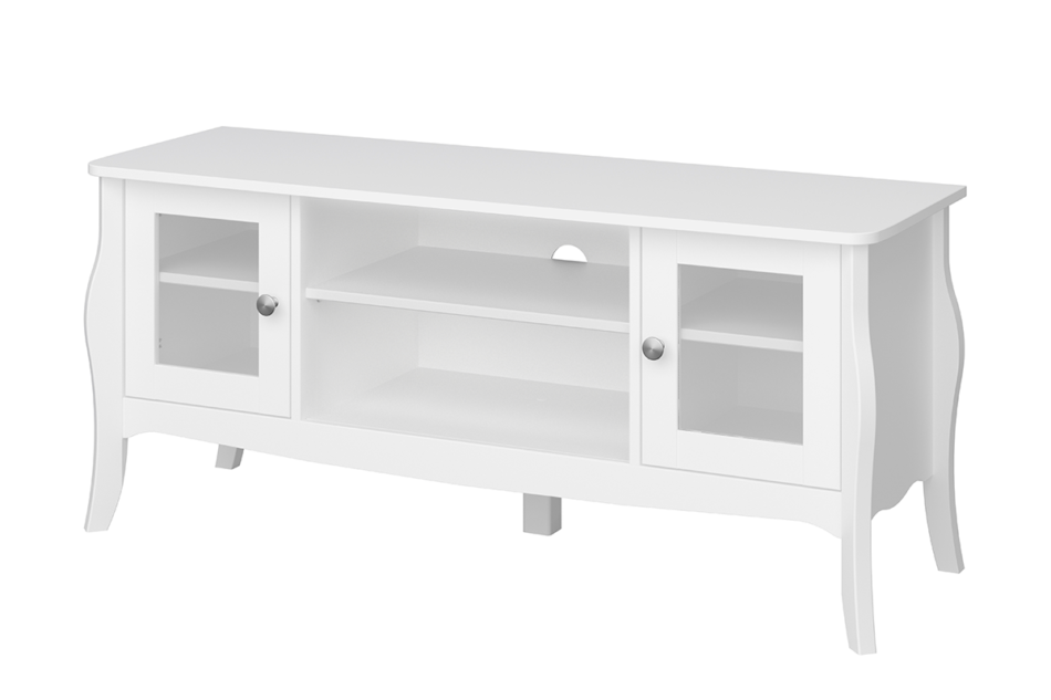 BAROQUE Szafka RTV biały - zdjęcie 1