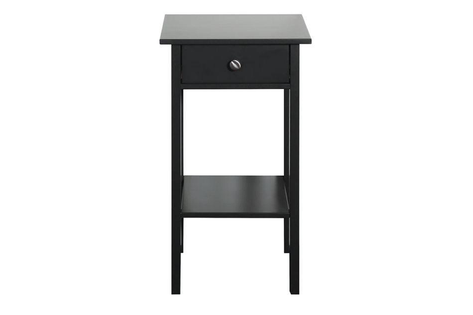 TROMSÖ Stolik nocny czarny - zdjęcie 0
