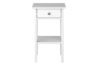 TROMSÖ Stolik nocny biały - zdjęcie 1