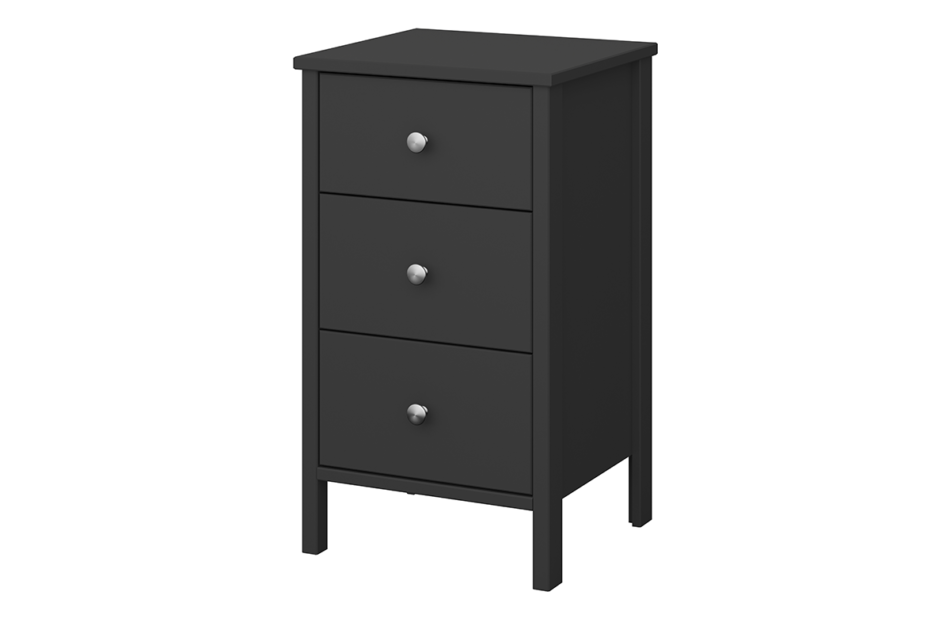 TROMSÖ Stolik nocny czarny - zdjęcie 1