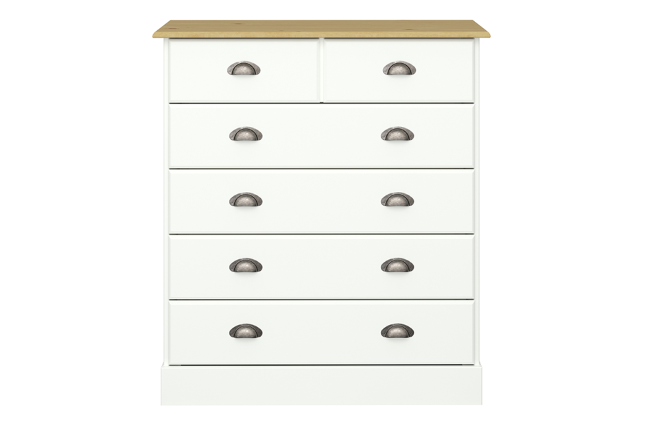 NOLA Komoda biały/sosna - zdjęcie 0