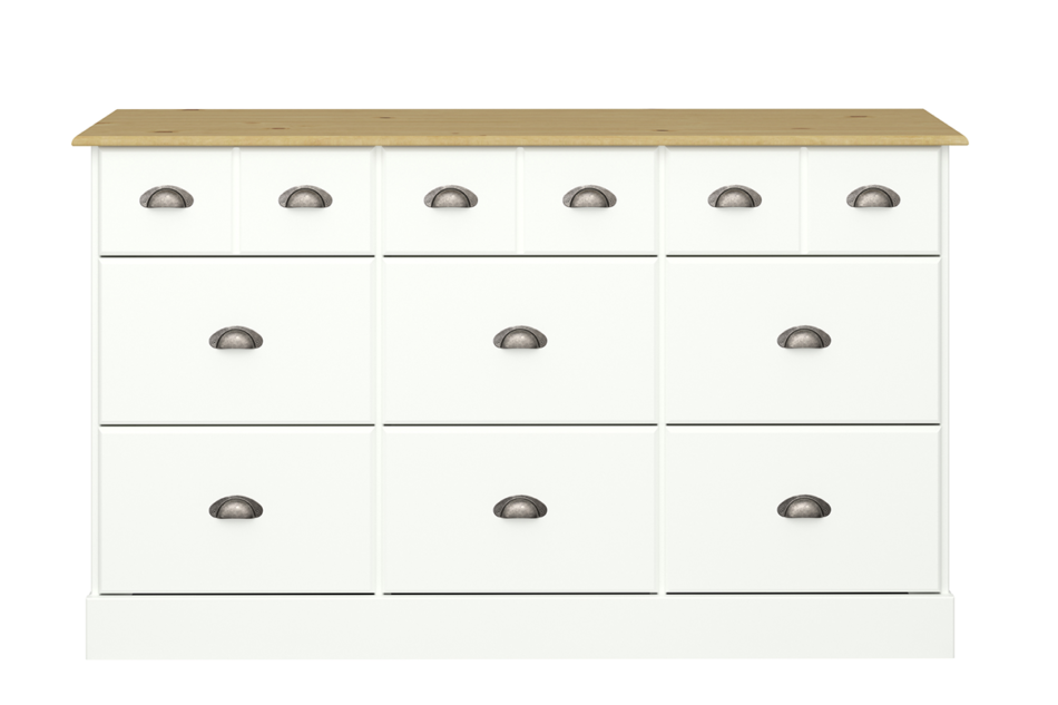 NOLA Komoda biały/sosna - zdjęcie 0