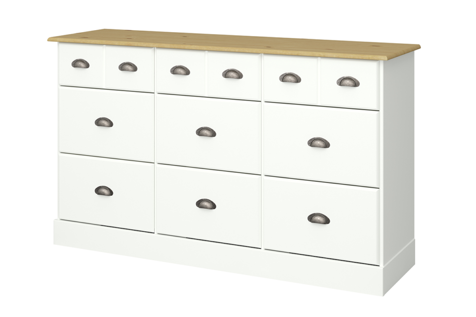 NOLA Komoda biały/sosna - zdjęcie 1