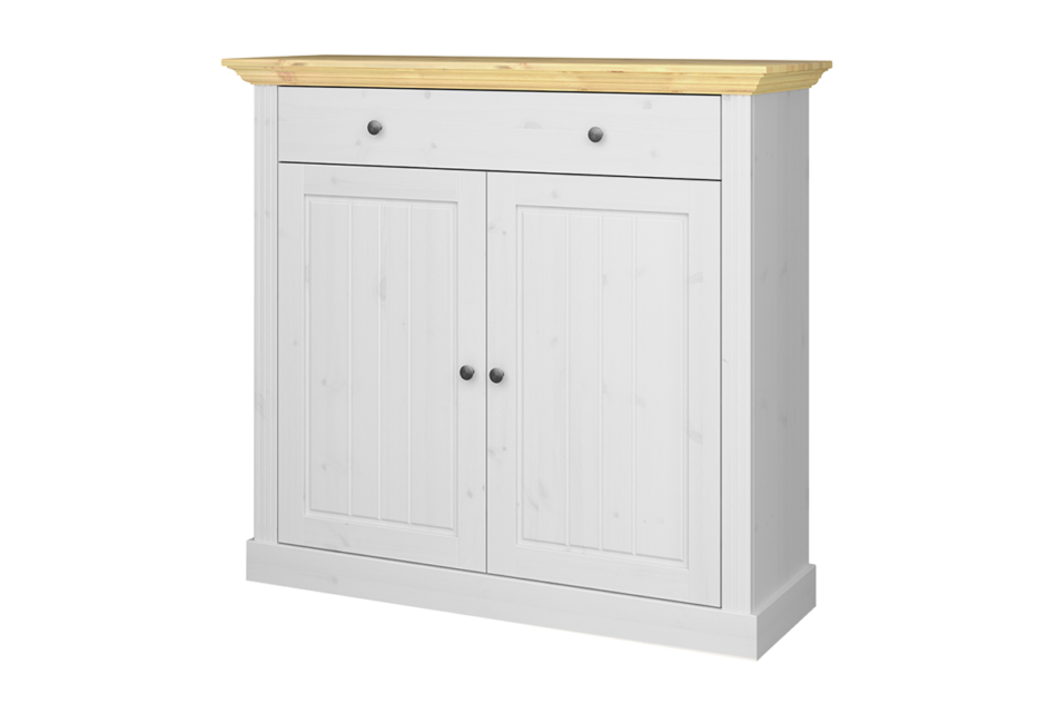 MONACO Komoda biały/sosna naturalna - zdjęcie 1