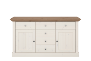 MONACO, https://dev1-mda.konsimo.pl/kolekcja/monaco/ Komoda biały/sosna - zdjęcie