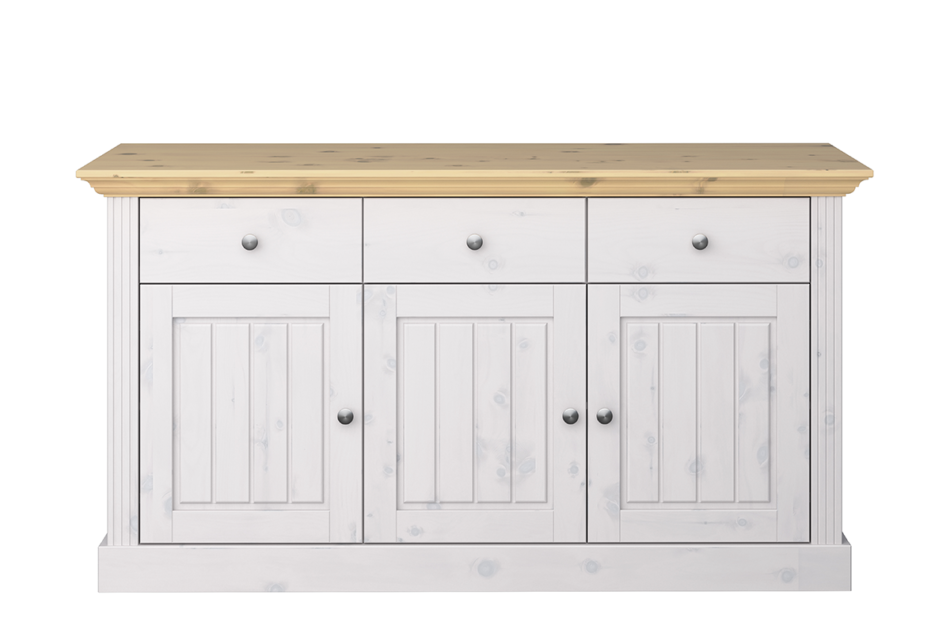 MONACO Komoda biały/sosna naturalna - zdjęcie 0