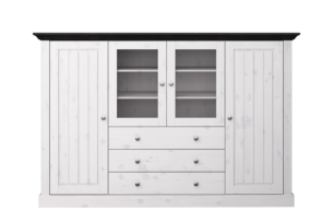 MONACO, https://dev1-mda.konsimo.pl/kolekcja/monaco/ Komoda biały/wenge - zdjęcie