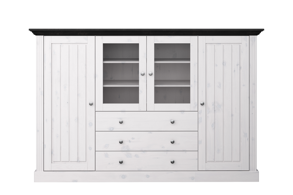 MONACO Komoda biały/wenge - zdjęcie 0