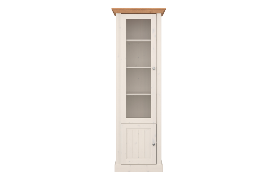 MONACO Witryna biały/sosna - zdjęcie 0