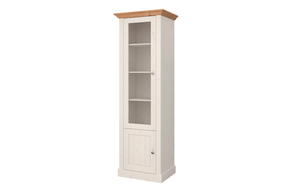 MONACO Witryna biały/sosna - zdjęcie 1