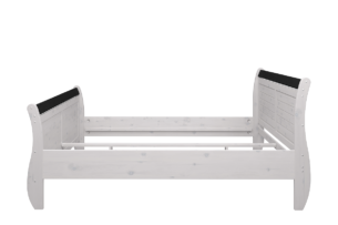 MONACO, https://dev1-mda.konsimo.pl/kolekcja/monaco/ Łóżko rama biały/wenge - zdjęcie