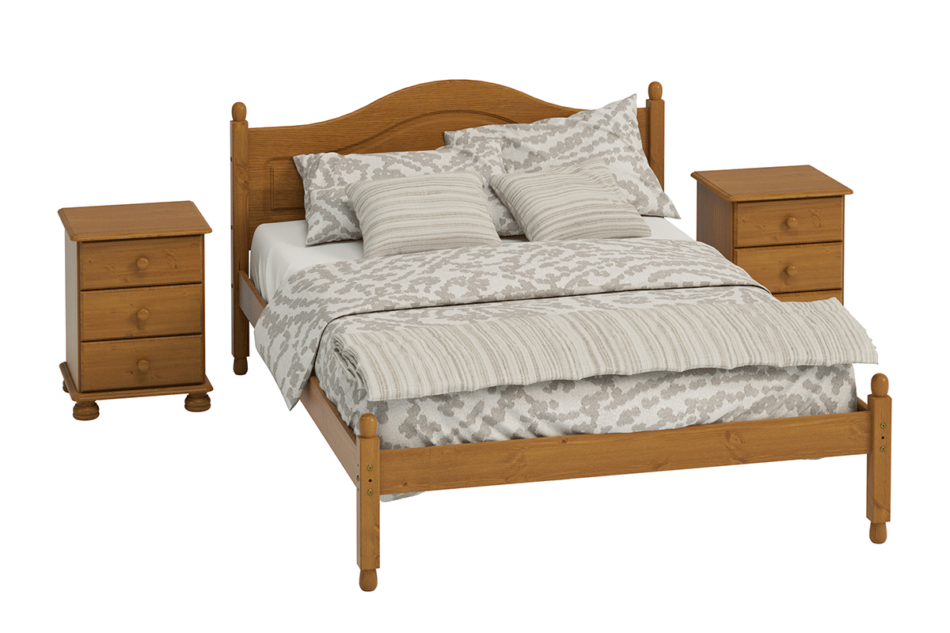 RICHMOND Stolik nocny sosna lakierowana bejcowana - zdjęcie 2