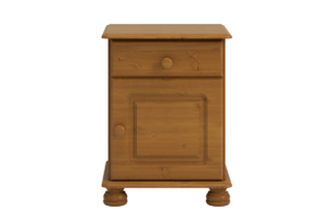 RICHMOND, https://dev1-mda.konsimo.pl/kolekcja/richmond/ Stolik nocny sosna lakierowana bejcowana - zdjęcie